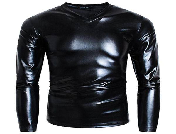 men039s tshirts men glossy slim fit v neck long sleeve tshirt boys metallic shiny faux leather nightclub party performan9398356, White;black
men039s tshirts men glossy slim fit v neck long sleeve tshirt boys metallic shiny faux leather nightclub party performan9398356, White;black