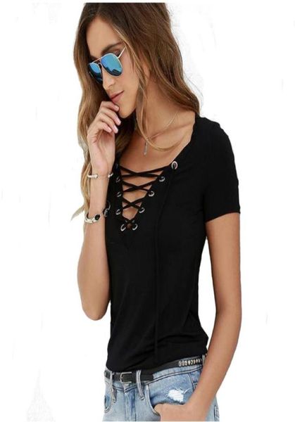 wholecasual short sleeve criss cross tee deep v neck hollow out women tshirt summer autumn new female camisetas pl2342963, White
wholecasual short sleeve criss cross tee deep v neck hollow out women tshirt summer autumn new female camisetas pl2342963, White