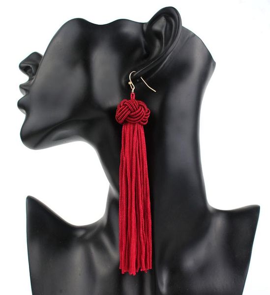 bohemian handmade woven long earrings fashion chinese knot tassle earrings for women party wedding jewelry gift8321074, Silver
bohemian handmade woven long earrings fashion chinese knot tassle earrings for women party wedding jewelry gift8321074, Silver