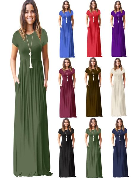 women039s short sleeve loose plain maxi dresses casual long dresses pockets6384694, Black;gray
women039s short sleeve loose plain maxi dresses casual long dresses pockets6384694, Black;gray
