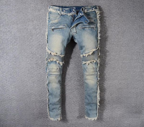 mens designer jeans distressed ripped biker slim fit bikers denim for men s fashion mans pants pour hommes plus size 28387129344, Blue
mens designer jeans distressed ripped biker slim fit bikers denim for men s fashion mans pants pour hommes plus size 28387129344, Blue