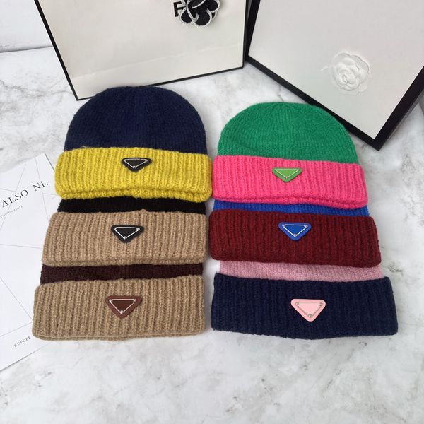 women's candy color patchwork autumn and winter warmth designer beanie hat men's cap sports style triangular letter print casquett, Blue;gray
women's candy color patchwork autumn and winter warmth designer beanie hat men's cap sports style triangular letter print casquett, Blue;gray
