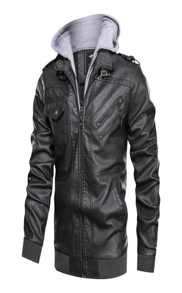 mens designer jackets imitation leather coat autumn winter hoodie motorcycle loose leather jackets biker male hooded coats casual 9692160, Black;brown
mens designer jackets imitation leather coat autumn winter hoodie motorcycle loose leather jackets biker male hooded coats casual 9692160, Black;brown