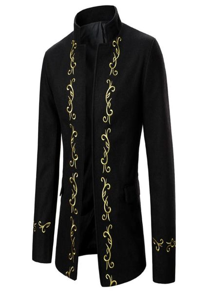 men039s jackets winter men jacket casual fashion stand collar gold embroidery design classic coat7917468, Black;brown
men039s jackets winter men jacket casual fashion stand collar gold embroidery design classic coat7917468, Black;brown