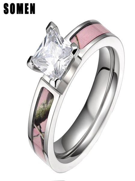 somen ring women 5mm cubic zirconia titanium ring pink tree camo design wedding rings women fashion jewelry boho anillos mujer y189541415, Slivery;golden
somen ring women 5mm cubic zirconia titanium ring pink tree camo design wedding rings women fashion jewelry boho anillos mujer y189541415, Slivery;golden