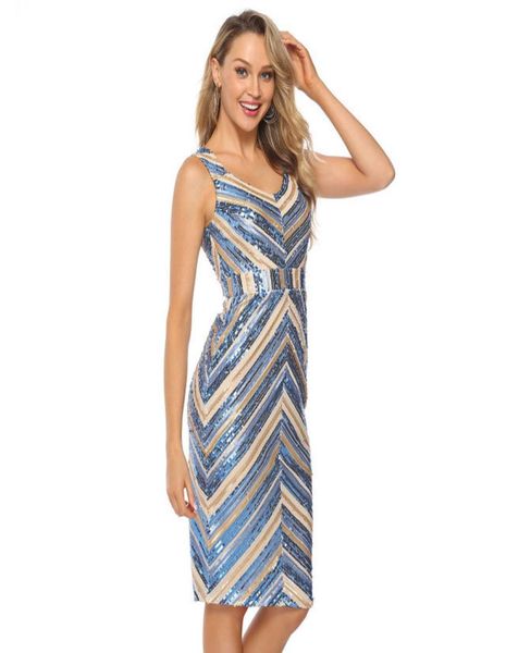 women039s deep vneck striped stitching sequined casual dress light blue casual party dress in europe and america5920803, Black;gray
women039s deep vneck striped stitching sequined casual dress light blue casual party dress in europe and america5920803, Black;gray