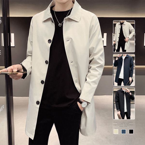 men's trench coats men single breasted lapel long sleeve solid color casual streetwear 2023 loose fashion windbreaker h59 230831, Tan;black
men's trench coats men single breasted lapel long sleeve solid color casual streetwear 2023 loose fashion windbreaker h59 230831, Tan;black