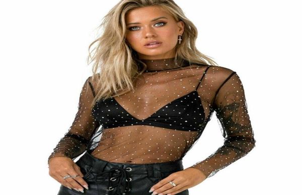 women blouses rhine mesh sheer long sleeve shirt blouse womens shirts women's &4293308, White
women blouses rhine mesh sheer long sleeve shirt blouse womens shirts women's &4293308, White
