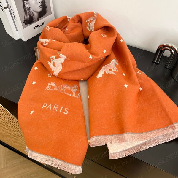 winter scarf designer cashmere warm scarf womens large tassels shawl with star horse classic orange scarves 65*180cm, Blue;gray
winter scarf designer cashmere warm scarf womens large tassels shawl with star horse classic orange scarves 65*180cm, Blue;gray