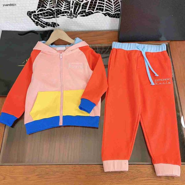 luxury designer baby autumn suits kids tracksuits size 90-150 cm 2pcs colorful patchwork design hooded jacket and sports pants aug30, White
luxury designer baby autumn suits kids tracksuits size 90-150 cm 2pcs colorful patchwork design hooded jacket and sports pants aug30, White