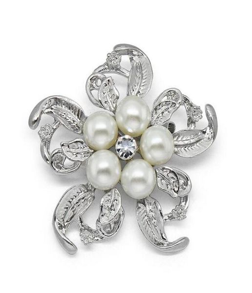 14 inch vintage silver tone cream pearl and rhinestone crystal flower brooch wedding dress accessory pins8592446, Gray
14 inch vintage silver tone cream pearl and rhinestone crystal flower brooch wedding dress accessory pins8592446, Gray