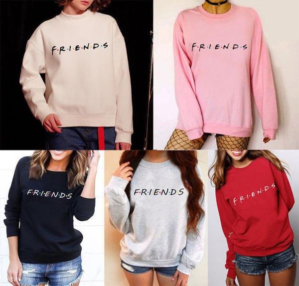 women autumn casual friends print hoodies pullover ladies long sleeve oneck sweatshirt jumper 7460650, Black
women autumn casual friends print hoodies pullover ladies long sleeve oneck sweatshirt jumper 7460650, Black