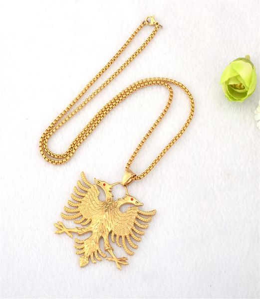 soitis albania flag eagle pendants russian emblem necklace coat of arms double headed eagle stainless steel pendants chain 21032323507953, Silver
soitis albania flag eagle pendants russian emblem necklace coat of arms double headed eagle stainless steel pendants chain 21032323507953, Silver