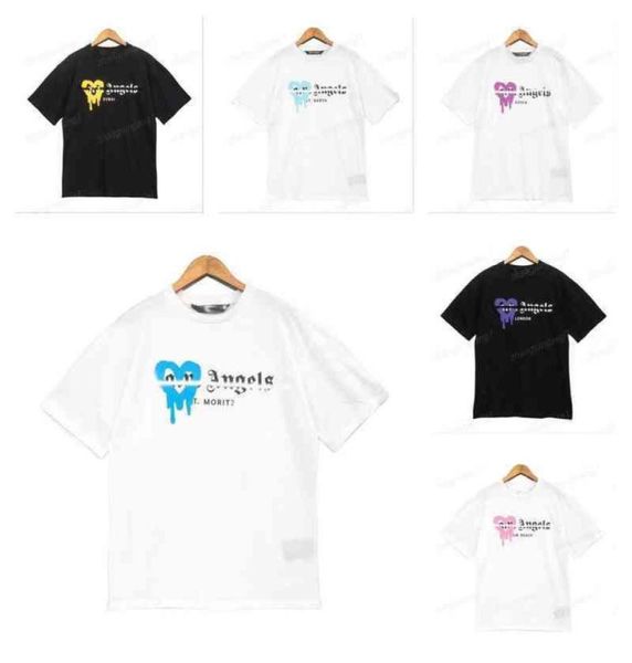 european designer of luxury tshirt brand s love design angel t shirt pa clothing spray letter short sve spring summer 3213156, White;black
european designer of luxury tshirt brand s love design angel t shirt pa clothing spray letter short sve spring summer 3213156, White;black