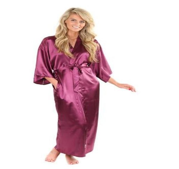 fashionwomen silk satin long wedding bride bridesmaid robe kimono robe feminino bath large size xxxl peignoir femme bathrobe2913282, Black;red
fashionwomen silk satin long wedding bride bridesmaid robe kimono robe feminino bath large size xxxl peignoir femme bathrobe2913282, Black;red