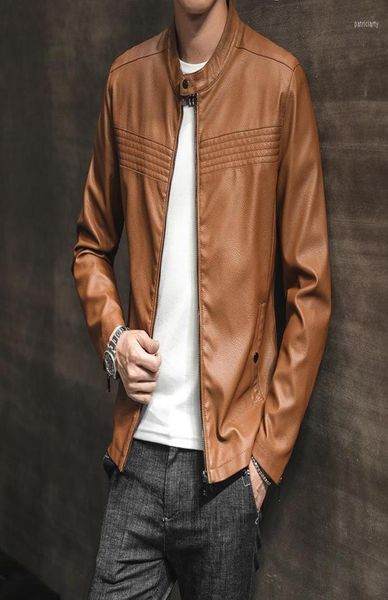 men039s jackets men39s pu leather stand collar jacket fashion casual zipper male coats windbreakers slim fit oneck motorcyc5923493, Black;brown
men039s jackets men39s pu leather stand collar jacket fashion casual zipper male coats windbreakers slim fit oneck motorcyc5923493, Black;brown