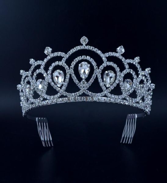 medium crowns tiaras miss beauty pageant queen crown austrian crystal wedding events bridal hair accessories headpieces headband m6882042, White;golden
medium crowns tiaras miss beauty pageant queen crown austrian crystal wedding events bridal hair accessories headpieces headband m6882042, White;golden
