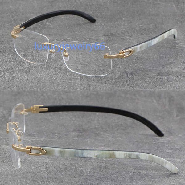 quality white inside black buffalo horn frame man woman optical original wood eyeglasses 18k gold frame glasses rimless 8200757 eyewear size, Silver
quality white inside black buffalo horn frame man woman optical original wood eyeglasses 18k gold frame glasses rimless 8200757 eyewear size, Silver