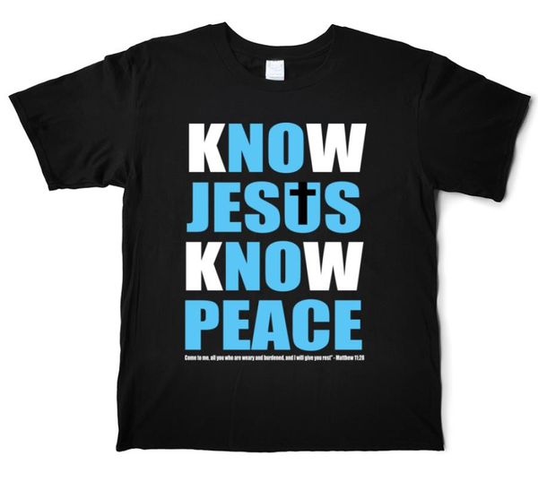 know jesus know peace t shirt men funny 100 cotton tshirt o039neck short sleeve street tees shirt xs3xl casual printed 6472225, White;black
know jesus know peace t shirt men funny 100 cotton tshirt o039neck short sleeve street tees shirt xs3xl casual printed 6472225, White;black