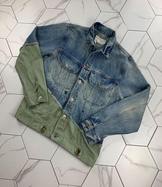gaorl039s new army green army cloth spliced with water to make an old worn denim jacket gl greglauren6959828, Black;brown
gaorl039s new army green army cloth spliced with water to make an old worn denim jacket gl greglauren6959828, Black;brown