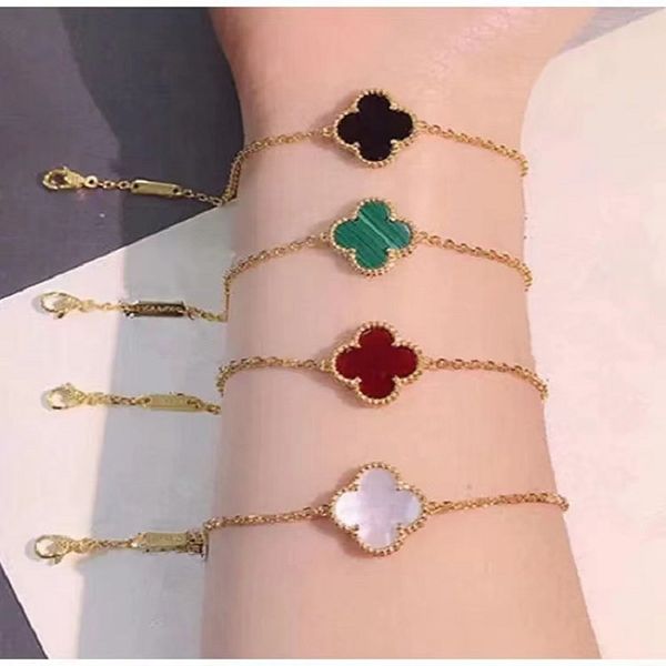 classic 2023 designer lucky clover black onyx chain 18k white gold plated fashion bracelets ladies and girls valentine's day mother
classic 2023 designer lucky clover black onyx chain 18k white gold plated fashion bracelets ladies and girls valentine's day mother