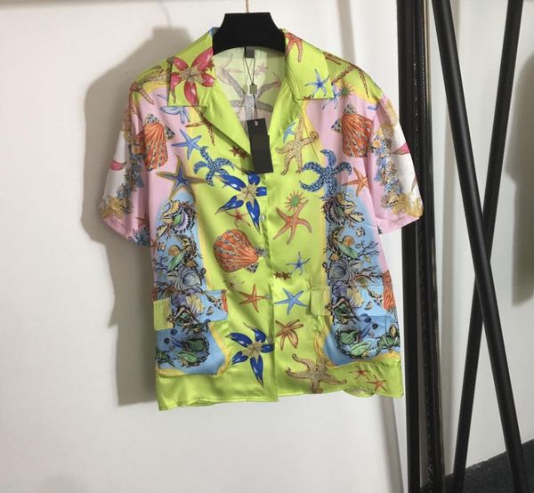 21ss fashion brand 2021 spring and summer fashion new starfish shell print lapel short sleeve shirt4442003, White
21ss fashion brand 2021 spring and summer fashion new starfish shell print lapel short sleeve shirt4442003, White
