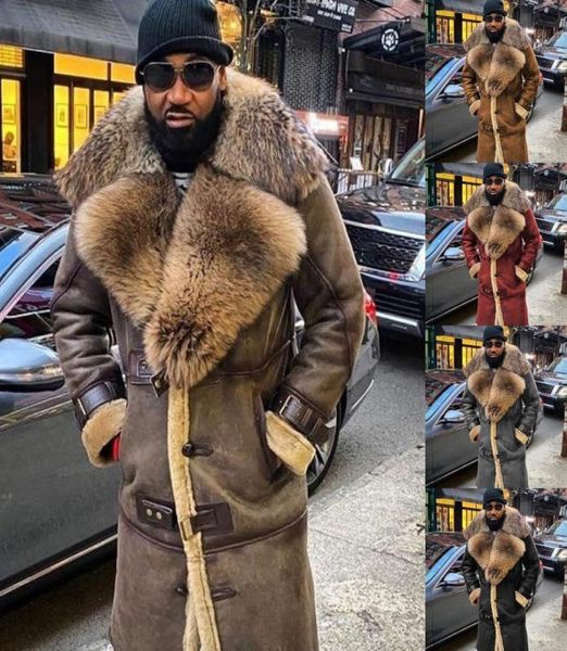 men039s jackets 2021 fashion retro fur lapel thick warm wool coat artificial leather winter sheepskin3427350, Black;brown
men039s jackets 2021 fashion retro fur lapel thick warm wool coat artificial leather winter sheepskin3427350, Black;brown