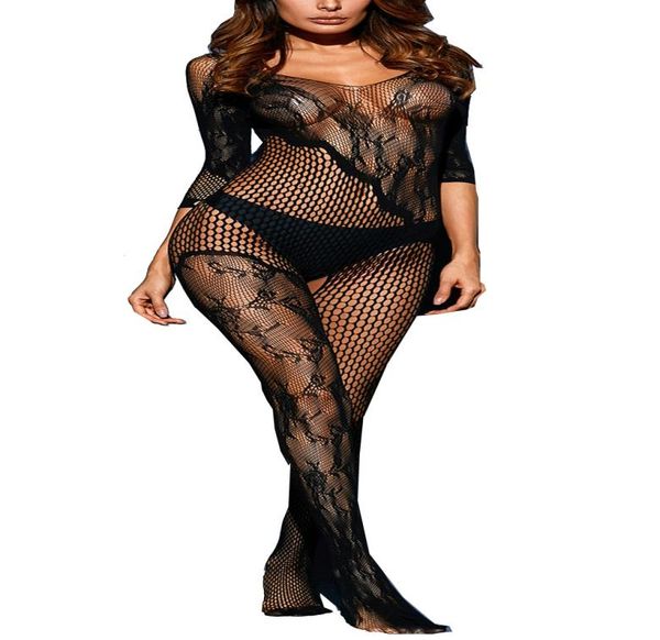 women set asymmetric lace mesh body stocking 34 sleeves backless open crotch fishnet exotic jumpsuit underwear teddy lingeri3030993, Black;white
women set asymmetric lace mesh body stocking 34 sleeves backless open crotch fishnet exotic jumpsuit underwear teddy lingeri3030993, Black;white