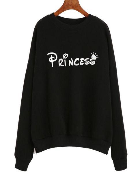 women sweatshirts princess letter printed long sleeve women039s tracksuits casual loose hoodies polerones mujer gift4996177, Black
women sweatshirts princess letter printed long sleeve women039s tracksuits casual loose hoodies polerones mujer gift4996177, Black