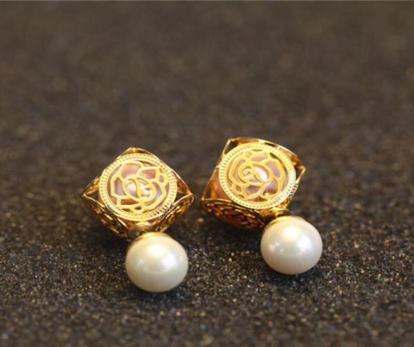 european retro hollow rose pearl doublesided earrings jewelry female fashion highend earrings casual wild earrings gift jew3346337, Golden;silver
european retro hollow rose pearl doublesided earrings jewelry female fashion highend earrings casual wild earrings gift jew3346337, Golden;silver
