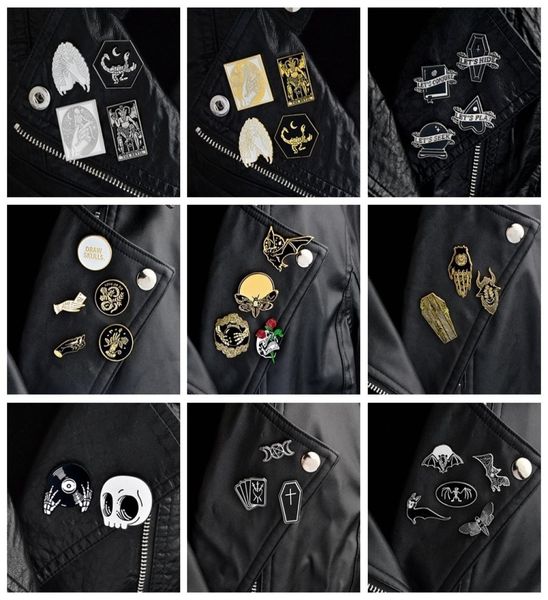 qihe 25pcsset goth punk brooches for men dark lapel pins skull devil bat coffin skeleton gothic jewelry5488475, Gray
qihe 25pcsset goth punk brooches for men dark lapel pins skull devil bat coffin skeleton gothic jewelry5488475, Gray