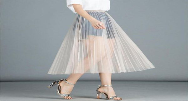skirts women mesh lace transparent long tulle skirt korean fashion summer ladies elastic high waist black white beach midi7596925
skirts women mesh lace transparent long tulle skirt korean fashion summer ladies elastic high waist black white beach midi7596925