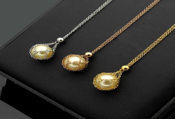 new titanium steel jewelry mesh bag white pearl couple pendant love necklace ladies pearl necklace long 46cm pendant diameter 12c8543873, Silver
new titanium steel jewelry mesh bag white pearl couple pendant love necklace ladies pearl necklace long 46cm pendant diameter 12c8543873, Silver