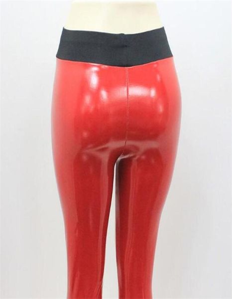 women faux leather wet look shiny metallic high waist legging pants trousers black red stretch slim long pencil leggings joggers y2918432
women faux leather wet look shiny metallic high waist legging pants trousers black red stretch slim long pencil leggings joggers y2918432