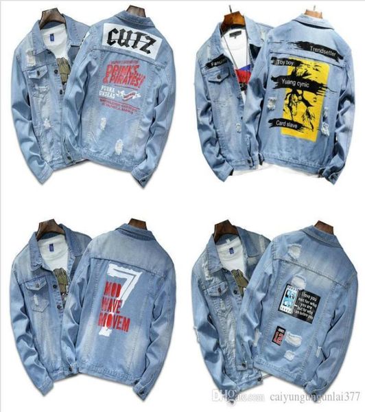 autumn winter designer men denim jacket trend diverse male letter jean coat styles brand designer jacket women long sleeve mens cl8224713, Black;brown
autumn winter designer men denim jacket trend diverse male letter jean coat styles brand designer jacket women long sleeve mens cl8224713, Black;brown