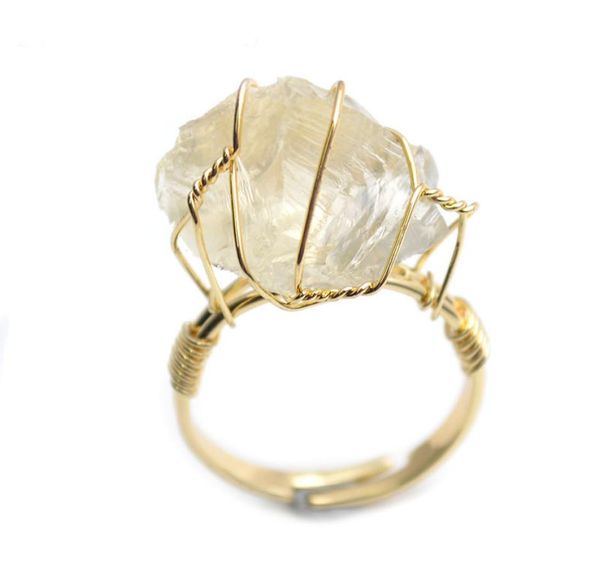 wire winding ring natural druzy raw irregularl citrine gemstone open rings party jewelry gift 1pcs5015959, Silver
wire winding ring natural druzy raw irregularl citrine gemstone open rings party jewelry gift 1pcs5015959, Silver