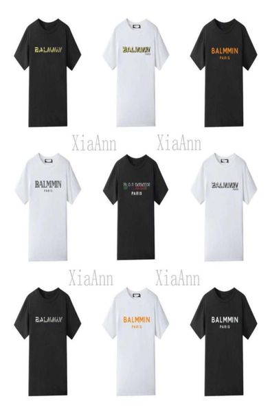designers summer fashion t shirt luxury classic gold stamping printed letter balman tshirts short fashion mens women casual with b2239334, White;black
designers summer fashion t shirt luxury classic gold stamping printed letter balman tshirts short fashion mens women casual with b2239334, White;black
