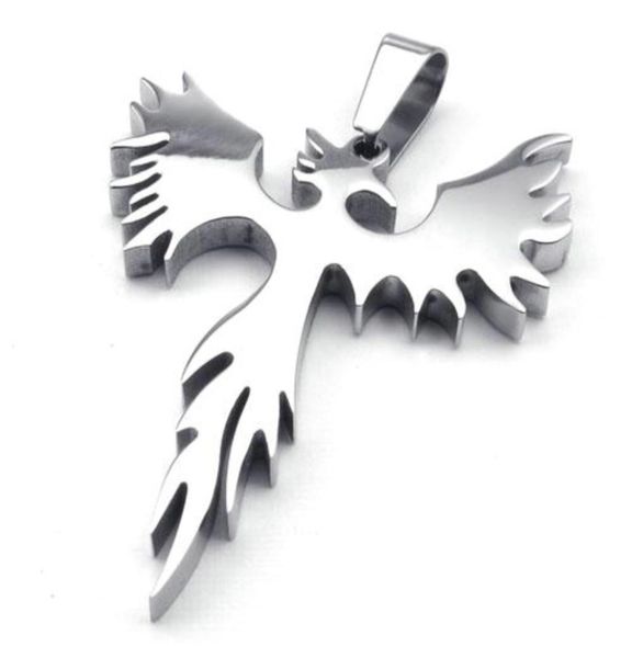 stainless steel phoenix bird firebird pendant biker mens necklace 24 inch chain3447924, Silver
stainless steel phoenix bird firebird pendant biker mens necklace 24 inch chain3447924, Silver