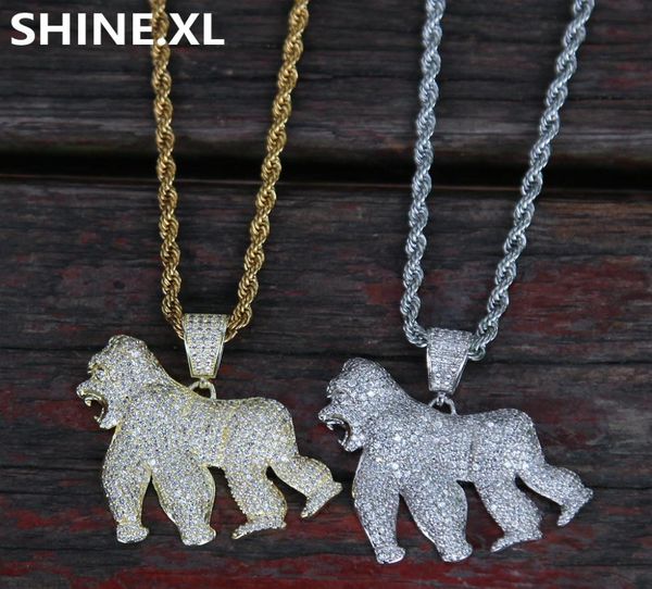 14k gold iced out king kong gorilla pendant necklace charm animal necklace for men women party jewelry9025928, Silver
14k gold iced out king kong gorilla pendant necklace charm animal necklace for men women party jewelry9025928, Silver