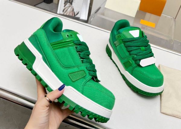 new designer shoes trainer fashion casual shoes women men leather platform sneakers, Black
new designer shoes trainer fashion casual shoes women men leather platform sneakers, Black