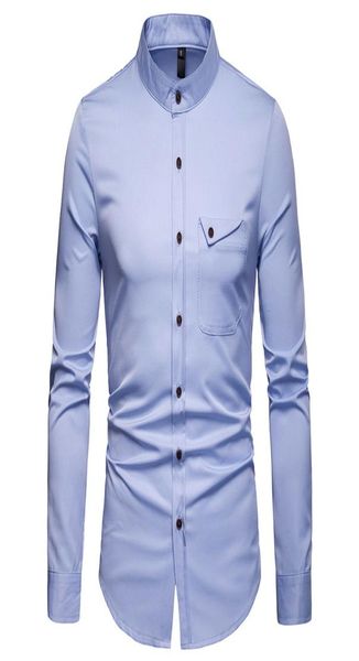 men fashion shirt streetwear social long sleeve male solid color casual slim fit clothing comfortable dress shirt man1186667, White;black
men fashion shirt streetwear social long sleeve male solid color casual slim fit clothing comfortable dress shirt man1186667, White;black