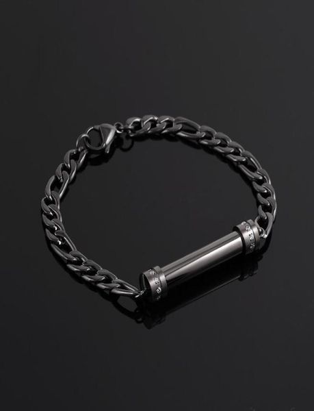 stainless steel shiny rhinestone tube cremation jewelry holder bracelet bangles women man bangle3300223, Black
stainless steel shiny rhinestone tube cremation jewelry holder bracelet bangles women man bangle3300223, Black