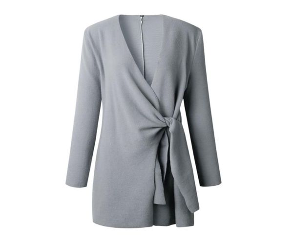 highend thickened autumn and winter new elegant vneck solid color midlength ladies cardigan6467134, Tan;black
highend thickened autumn and winter new elegant vneck solid color midlength ladies cardigan6467134, Tan;black