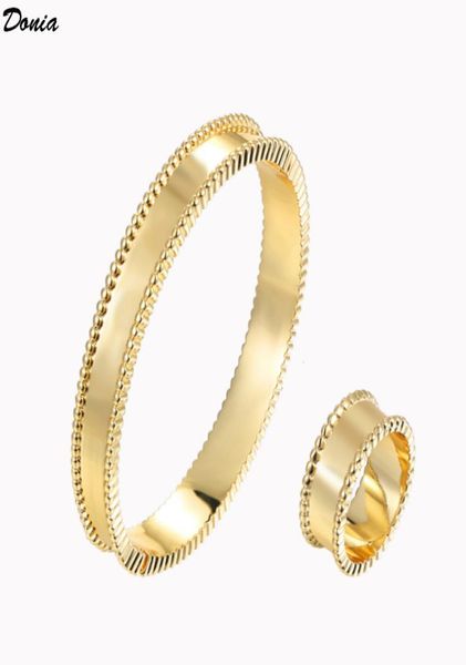 donia jewelry luxury bangle party european and american fashion fourleaf clover glossy titanium steel designer bracelet ring set 2999569, Black
donia jewelry luxury bangle party european and american fashion fourleaf clover glossy titanium steel designer bracelet ring set 2999569, Black