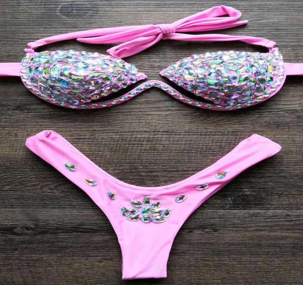 vikinii halter 2020 rhinestone diamond silver bikinis swimsuit crystal push up swimwear women bathing suits9518029, White;black
vikinii halter 2020 rhinestone diamond silver bikinis swimsuit crystal push up swimwear women bathing suits9518029, White;black