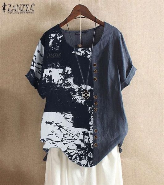 vintage patchwork women s printed blouse 2020 zanzea casual short sleeve summer shirts female summer blusas plus size y203949706, White
vintage patchwork women s printed blouse 2020 zanzea casual short sleeve summer shirts female summer blusas plus size y203949706, White