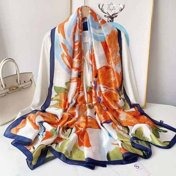 korean fashion print imitation silk scarf womens thin sunblock shawl travel p decoration, Blue;gray
korean fashion print imitation silk scarf womens thin sunblock shawl travel p decoration, Blue;gray