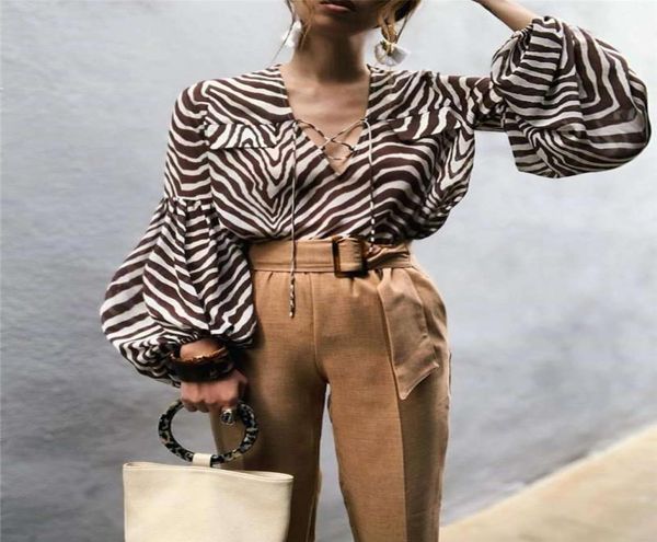 zebra stripe printed blouses women fashion bell long sleeve shirts women elegant v neck balloon sleeve blouse15323634, White
zebra stripe printed blouses women fashion bell long sleeve shirts women elegant v neck balloon sleeve blouse15323634, White