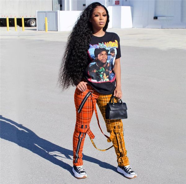 color block plaid print zipper cargo pants women streetwear sweatpants high waist joggers casual trousers 2021 fashion2460828, Black;white
color block plaid print zipper cargo pants women streetwear sweatpants high waist joggers casual trousers 2021 fashion2460828, Black;white