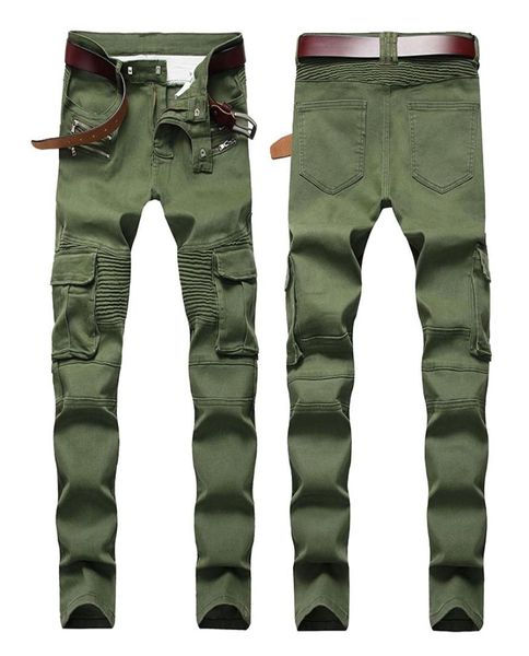 mcikkny fashion mens biker jeans pants multi pockets motorcycle denim trousers for male army green3290134, Blue
mcikkny fashion mens biker jeans pants multi pockets motorcycle denim trousers for male army green3290134, Blue
